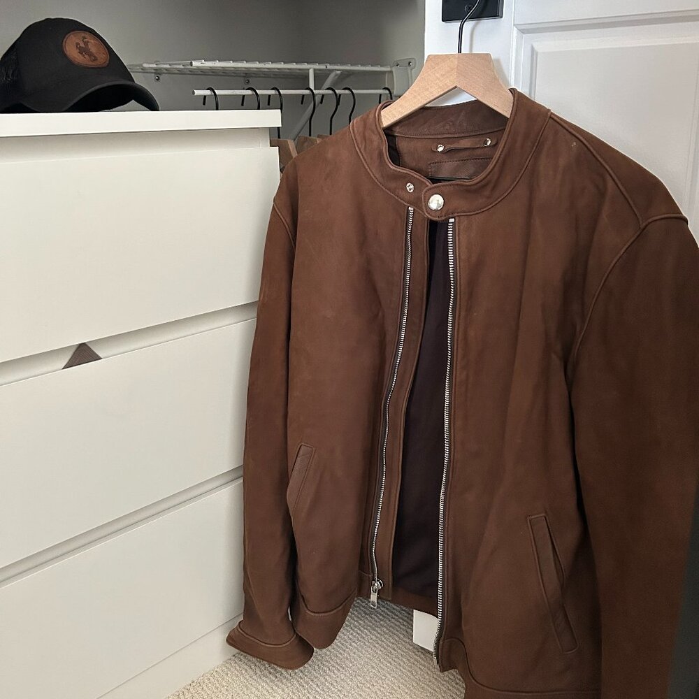 Thursday Boots Racer Jacket - Tobacco